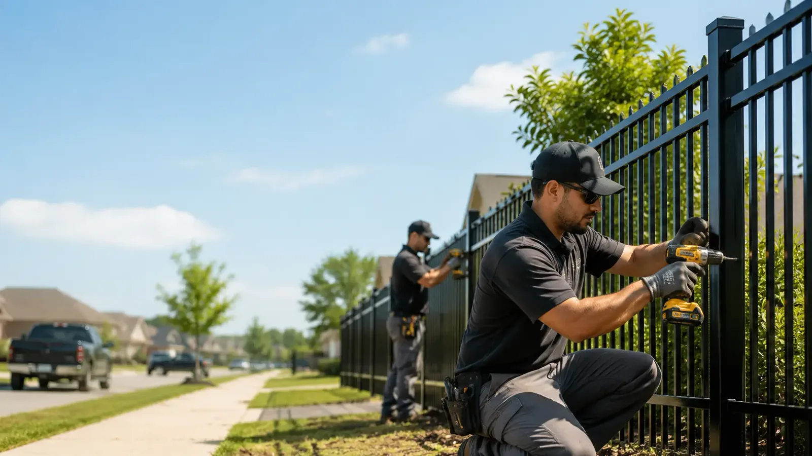 Metal Fence Installation in Lancaster, MA